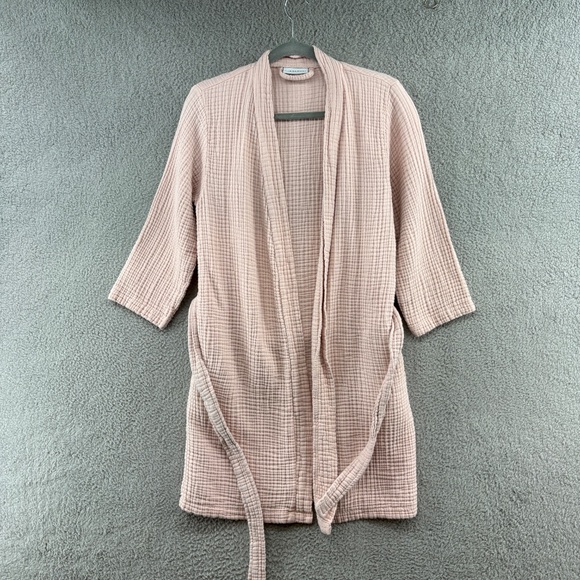 Parachute Pink Waffle Robe - Picture 6 of 11